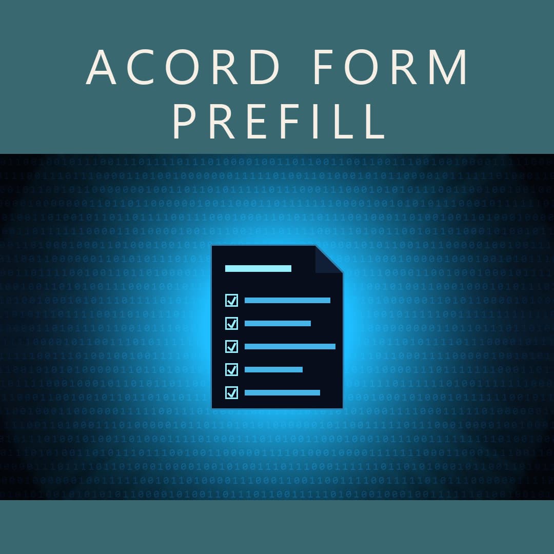 ACORD Form Prefill - ACORD 125, 126, and 140 filled from one property profile